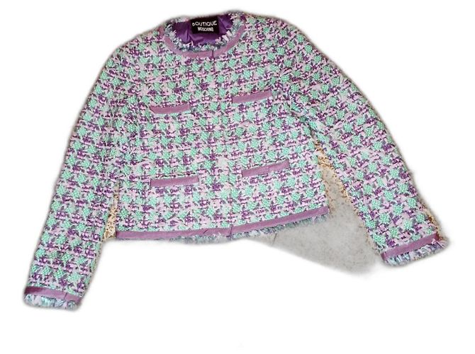 Moschino Wool Blazer Multi Color Multiple colors