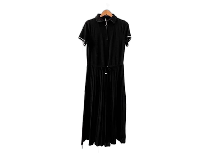 Ikks Dresses Black Polyester  ref.1090384