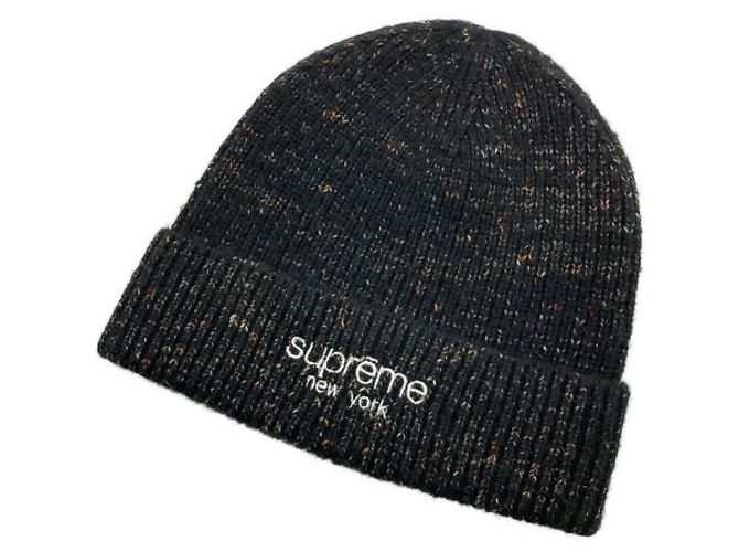 Supreme ***SUPREMO (Supremo)  Berretto maculato arcobaleno Nero