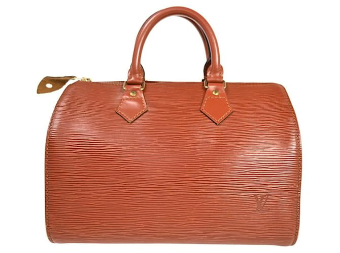 Louis Vuitton Speedy 25 Brown Leather  ref.1090493