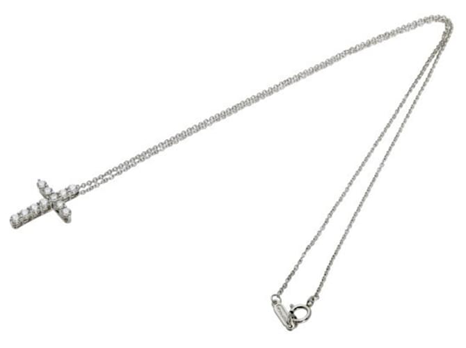 Tiffany & Co Croix Plata Platino  ref.1090503