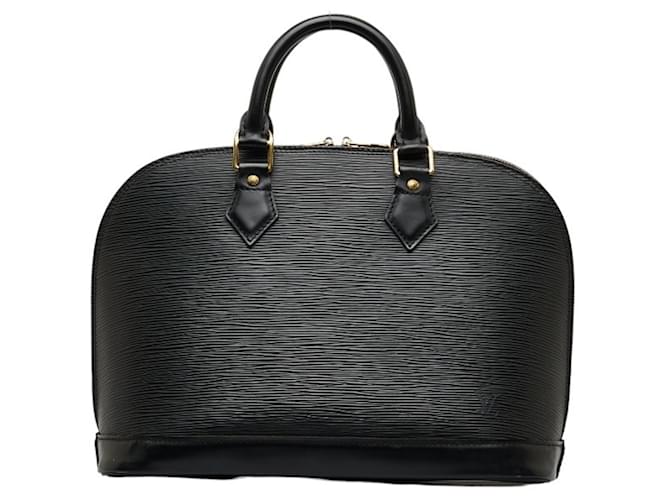 Louis Vuitton Alma Schwarz Leder  ref.1090522