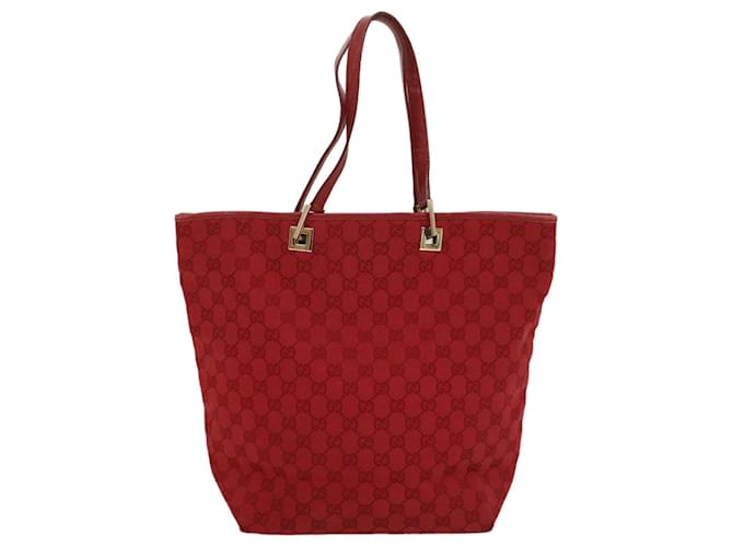 Gucci Cabas Toile Rouge  ref.1090805