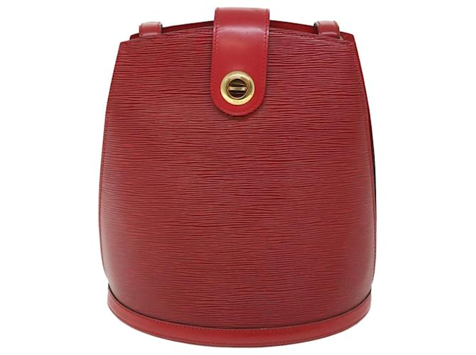 Louis Vuitton Cluny Rosso Pelle  ref.1091272