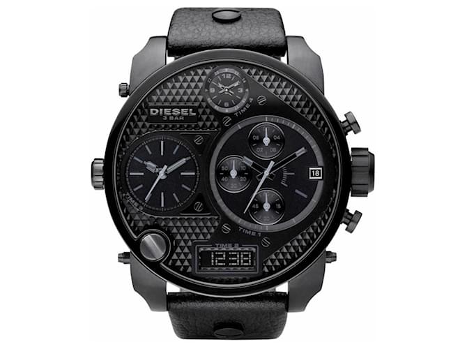 Diesel Quartz Watches Black Steel  ref.1091338