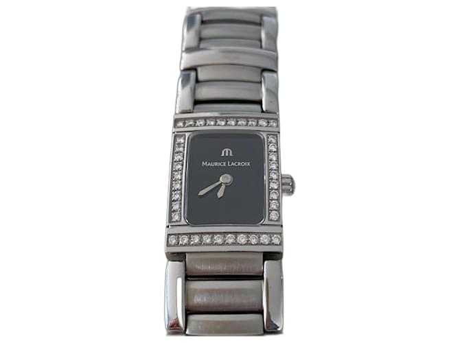 Autre Marque MAURICE LACROIX Miros Diamonds Watch Steel  ref.1091400