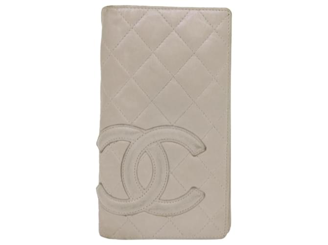 Chanel Cambon White Leather  ref.1091404