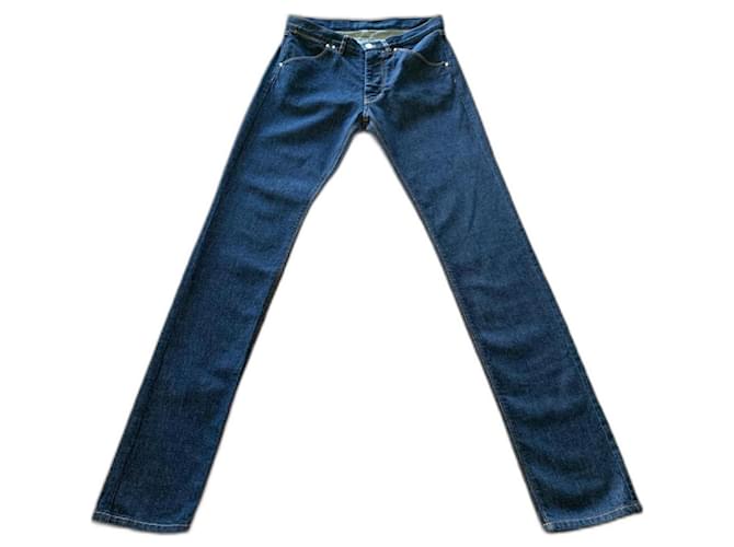 Louis Vuitton Jeans Blue Denim  ref.1091415