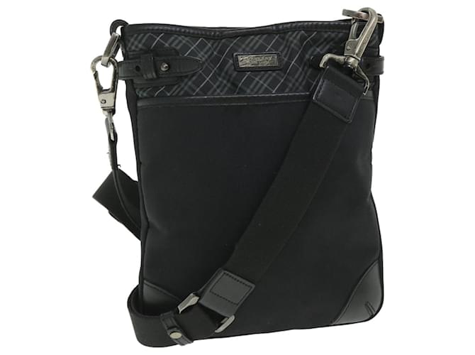 BURBERRY Shoulder Bag Nylon Black Auth bs8715  ref.1091458