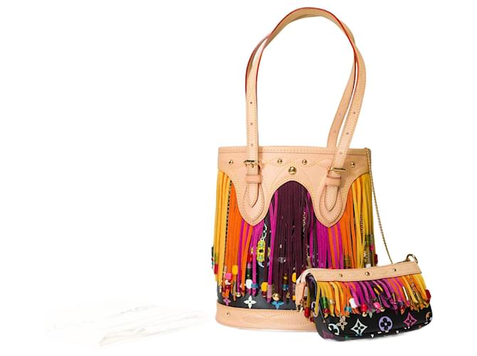 Bucket Bolso tipo cubo LOUIS VUITTON en lona multicolor 101532