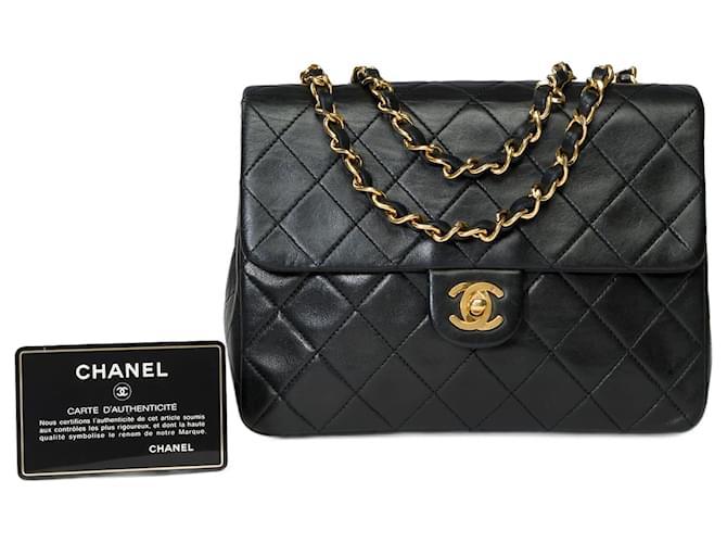 Sac Chanel Timeless/classic black leather - 101518  ref.1091498