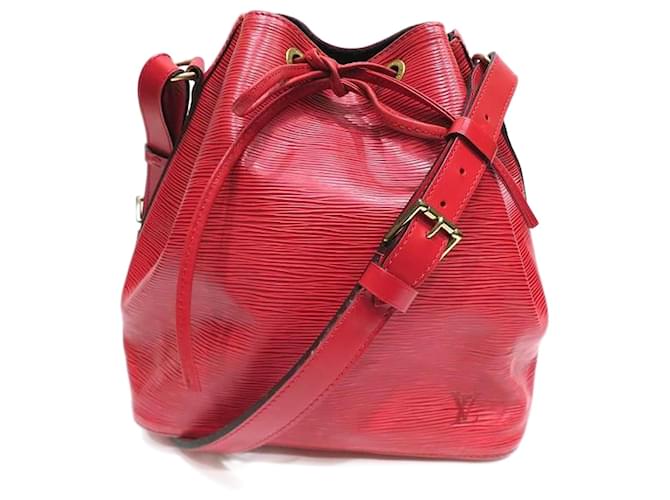 Louis Vuitton Epi Petit Noe  M44107 Red Leather  ref.1091615