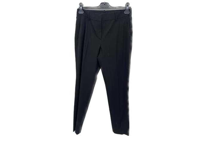 Pantalon THEORY T.US 2 Wool Laine Noir  ref.1091657