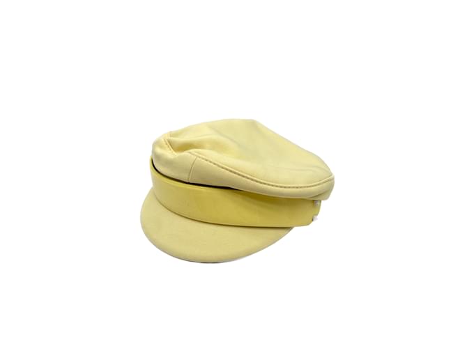 Autre Marque RUSLAN BAGINSKIY  Hats T.International M Cotton Yellow  ref.1091682