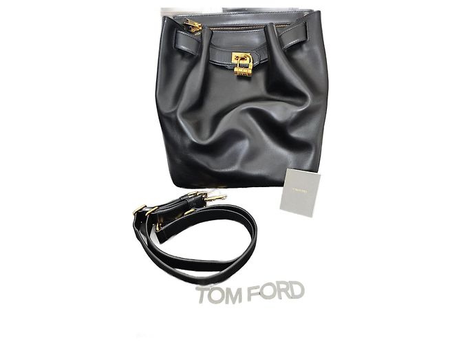 Tom Ford Vorderschloss und Schlinge Schwarz