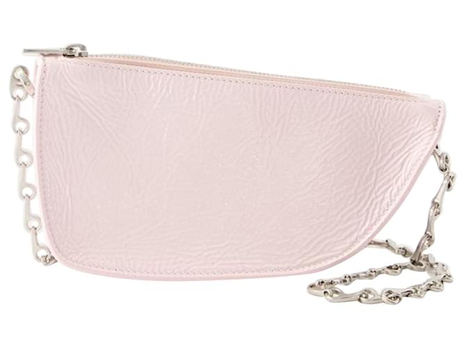 Micro Sling Shield Umhängetasche – Burberry – Leder – Rosa Pink  ref.1092145