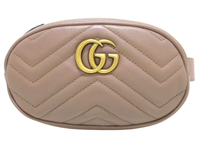 Gucci GG Marmont Pink Leather  ref.1092418