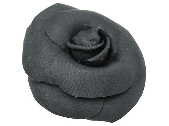 Timeless Chanel Camellia Black Cotton  ref.1092510