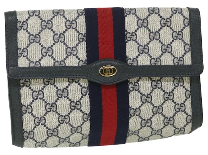 Gucci navy discount clutch