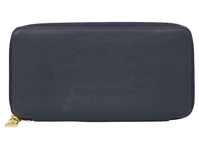 Louis Vuitton Iéna Cuir Bleu Marine  ref.1092687