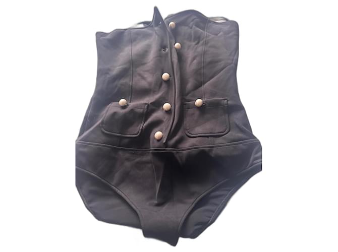 CHANEl Swimsuit Black Nylon  ref.1092712