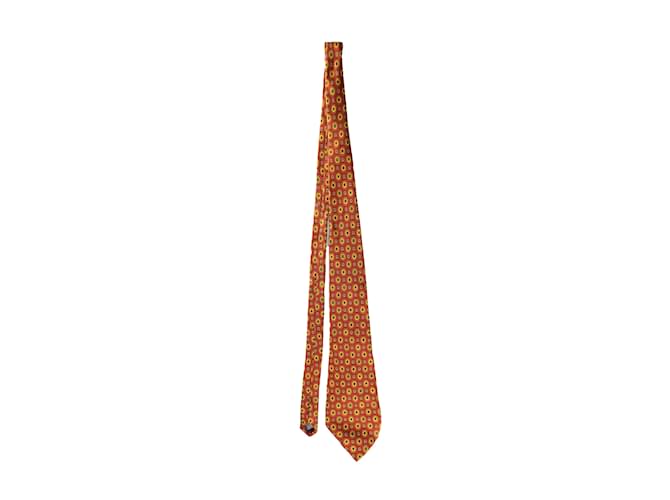 Autre Marque Cravate en soie Zanolini Rouge  ref.1092844