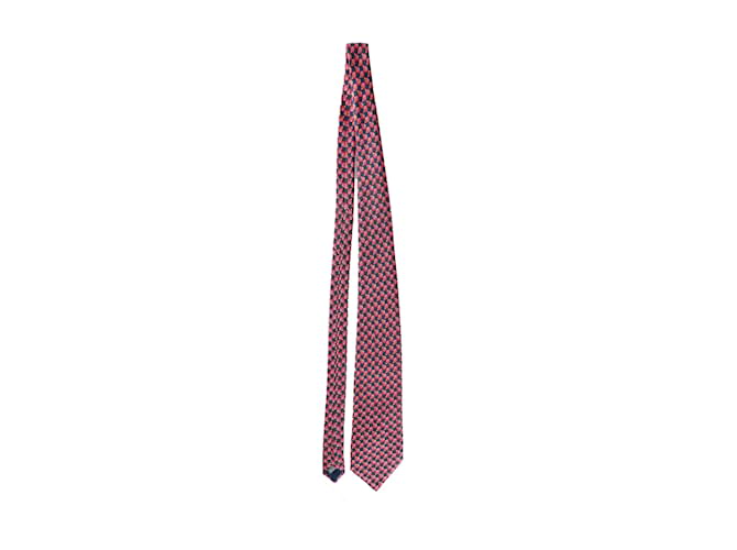 Autre Marque Cravate en soie Zanolini Rouge  ref.1092845