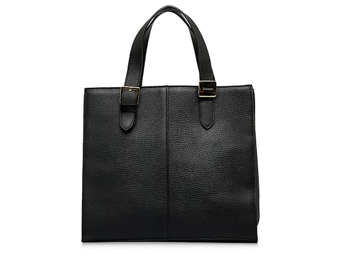 Burberry Black Leather Handbag Pony-style calfskin  ref.1093249