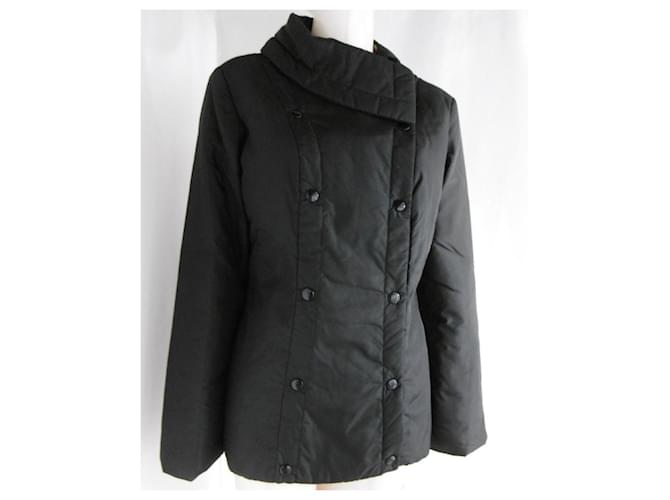 Cappotto giacca Christian Dior Nero Nylon  ref.1093252