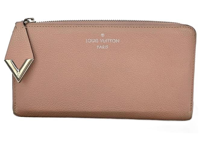 Louis Vuitton Portefeuille comète Pink Leather  ref.1093326
