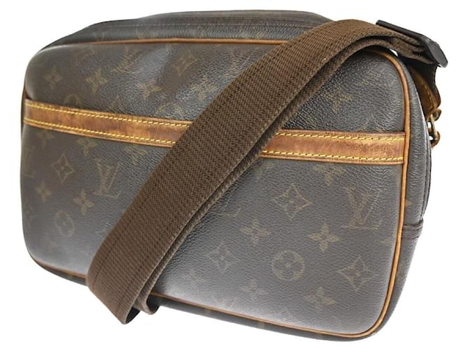 Louis Vuitton Reporter PM Marrom Lona  ref.1093342