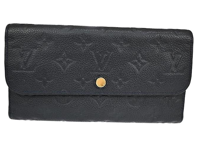 Louis Vuitton Portefeuille Sarah Black Leather  ref.1093355