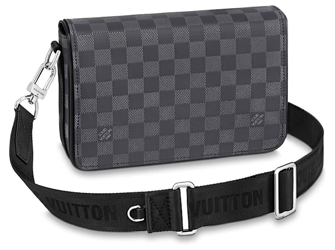 Louis Vuitton LV Studio Messenger new Black Leather  ref.1093822