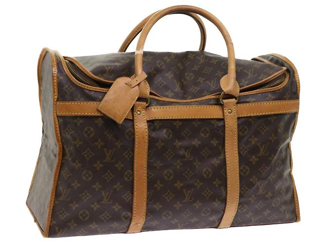LOUIS VUITTON Monogram Sac Shan 55 Pet Carry M42020 LV Auth th4065