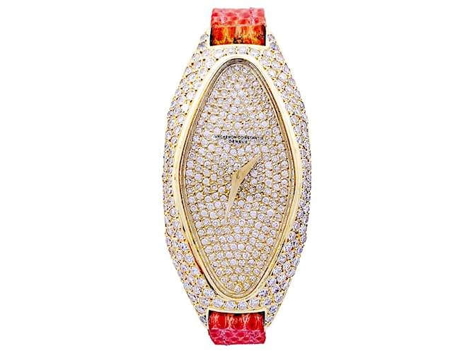 Autre Marque Relógio Vacheron & Constantin, Ouro amarelo e diamantes.  ref.1094112