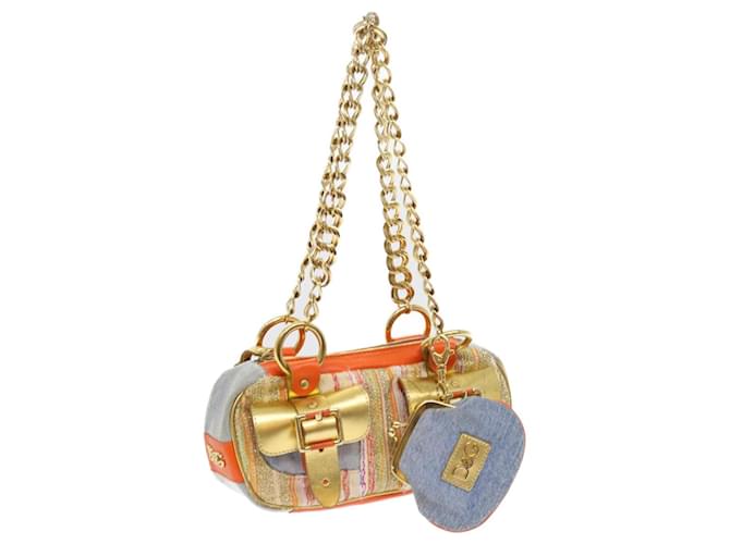 Dolce & Gabbana DOLCE&GABBANA Chain Shoulder Bag Canvas