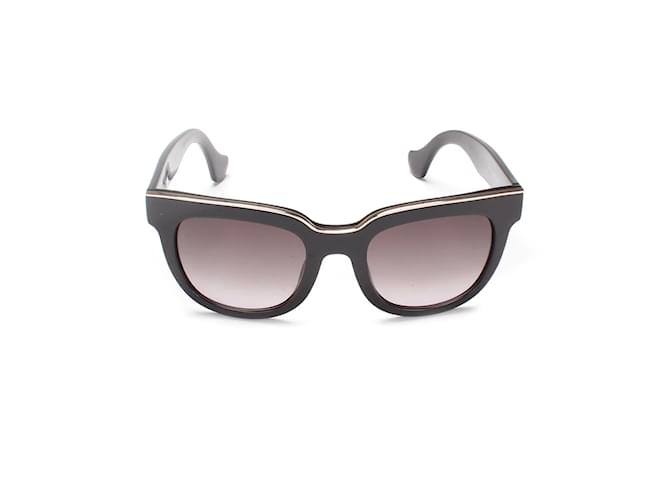Balenciaga Tinted Sunglasses Black Rubber  ref.1094973