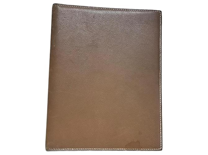 Hermès HERMES  Purses, wallets & cases T.  leather Camel  ref.1096289