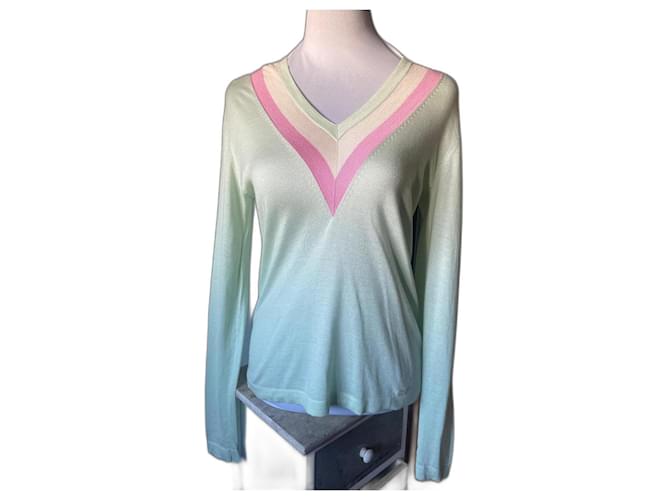 Chanel Knitwear Multiple colors Silk Cashmere  ref.1097830
