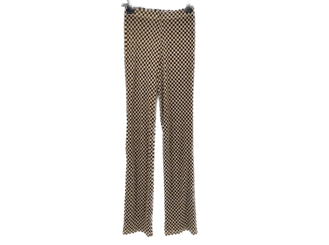 Pantalon NANUSHKA T.fr 36 polyestyer Polyester Marron  ref.1097922