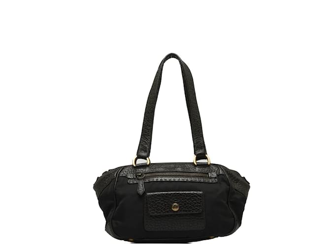 Prada Tessuto Panier Bolso De Hombro BR2007 Castaño Lienzo  ref.1097952