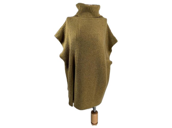 Autre Marque Hawico Oversize Kaschmirpullover Grün 