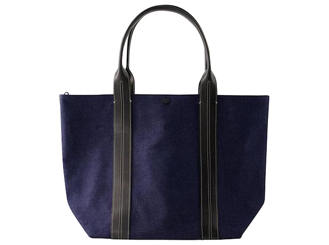 Denim Shopper Bag - Vanessa Bruno - Cotton - Blue Denim  ref.1098111