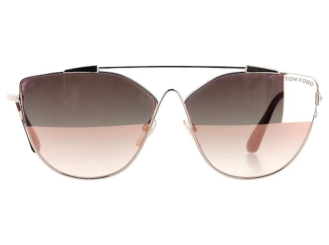 Tom Ford Jacquelyn 02 Aviator Sunglasses TF563 in gold metal Golden  ref.1098184