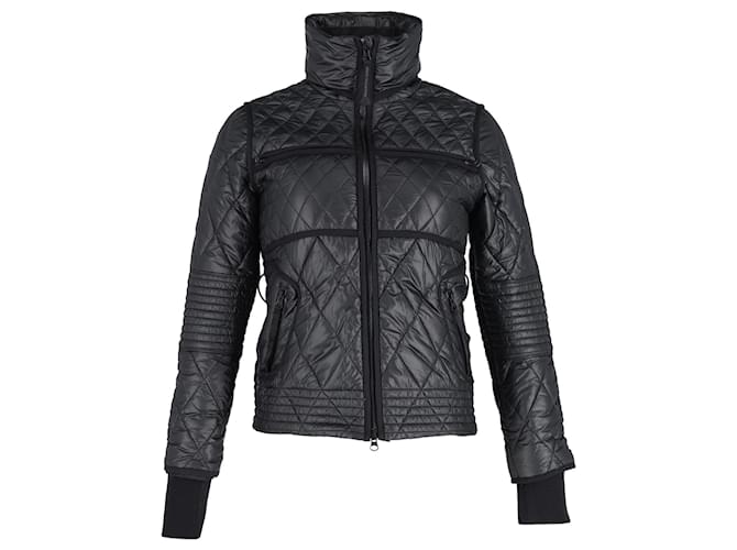 Autre Marque Stella McCartney X Adidas Short Quilted Puffer Jacket in Black Polyester  ref.1098192
