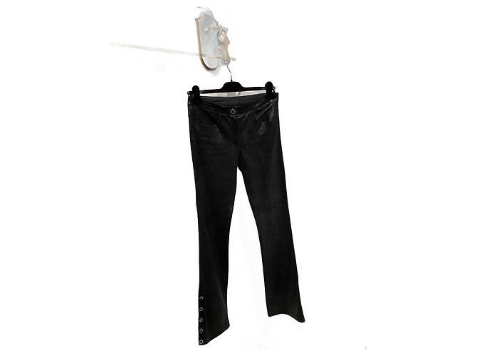 Chanel Hose, Gamaschen Schwarz