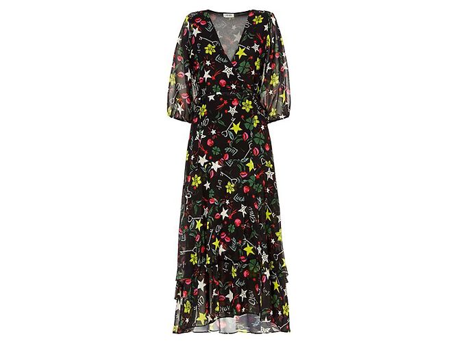 Liu.Jo Liu Jo Kleid Schwarz aus Polyester XL