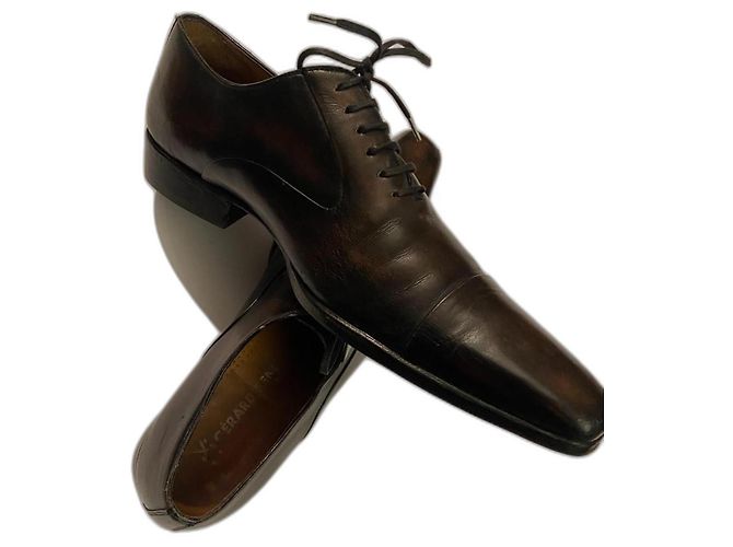 Autre Marque Gérard SENE Scarpe da uomo in pelle Marrone