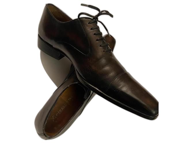 Autre Marque Gérard SENE Men's leather shoes Brown  ref.1098534