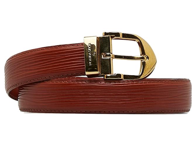 Louis Vuitton Brown Epi Ceinture Belt Leather  ref.1098562